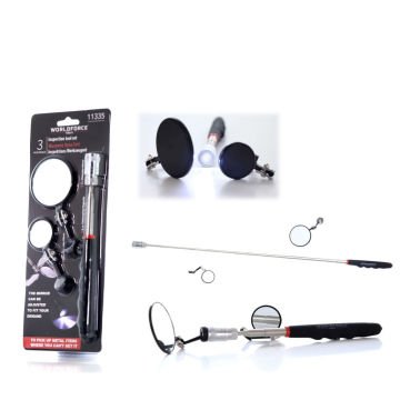 Worldforce Muayene Ayna Seti 3 Lü (2x Ayna + Led Manyetik Çubuk)