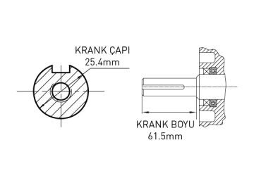 Kama By Reis Dizel Motor 13 Hp - KBRKDK195FE
