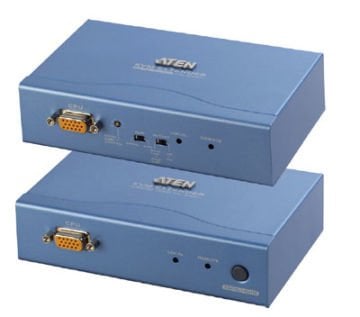 Aten Vga Kvm (Keyboard/Video Monitor/Mouse) Mesafe Uzatma Cihazı, 300 Mt, Ps/2 Konsol, Esd Ve Gerilimdeki Ani Yükselmelere Karşı Korumalı