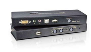 Aten Vga Kvm (Keyboard/Video Monitor/Mouse) Mesafe Uzatma Cihazı, Ses (Hoparlör Ve Mikrofon) Bağlantı Desteği, 250 Mt, Usb Konsol, Esd Ve Gerilimdeki Ani Yükselmelere Karşı Korumalı Usb Vga/Audio Cat 5 Kvm Extender With Usb Flash Storage (1024 X 768@
