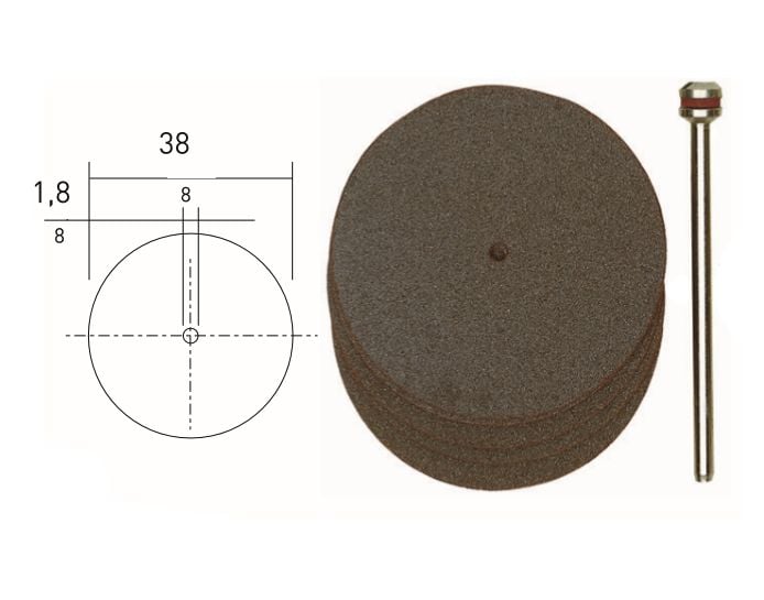 Proxxon Kesme Diski İnce 38 mm (5 Adet) (28820)
