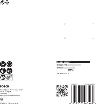Bosch Expert Zımpara Kağıdı C470 125M 180 Kum 8 Delikli 5 Li Paket - 2608900808