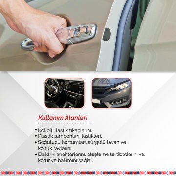 Brio Silikon Sprey Silikon Yağlayıcı, Ses Giderici 500 Ml