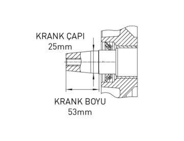 Kama By Reis Dizel Motor 13 Hp - KBRKDK195FY
