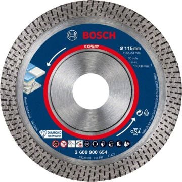 Bosch Elmas Kesme Diski Expert BFHaCeramic 115x22,23 mm - 2608900654