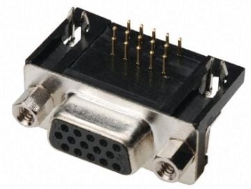 Assmann D-Sub, Right-Angled, High-Density, For Pcb Mounting, 15 - 62-Contacts