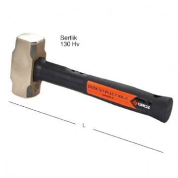 Groz Fiber Saplı Pirinç Madırga SHID/2,5/16/BR