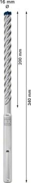 Bosch Kırıcı Delici Uç SDS-Max-8X Expert 16x340 mm (1 Adet) - 2608900214