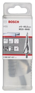 Bosch Spiral Kanallı HSS 16 Kademeli Matkap Ucu Üç Yüzeyli Şaft M10 - M40 - 2608587427