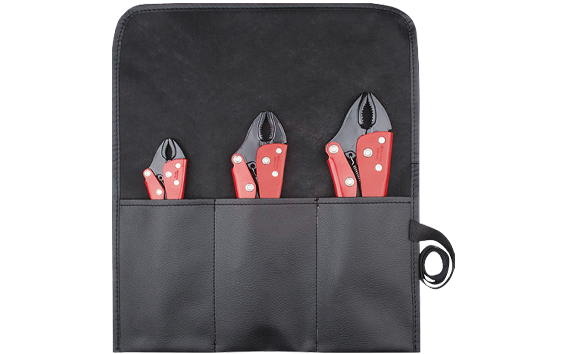 Ceta Form 3 Parça Üniversal Ayarlı Pense Takımı (Deri Çantalı)