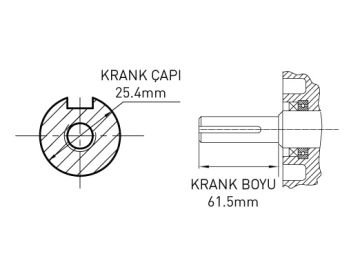 Kama By Reis Dizel Motor 13 Hp - KBRKDK195F