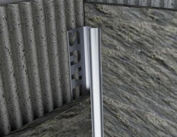 Say Alüminyum Standart İç Köşe Profili 2,70 Mt Alüminyum 12 Mm Mat Sarı