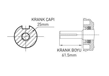 Kama By Reis Dizel Motor 11 Hp - KBRKDK188F