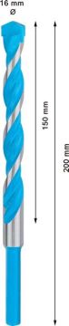 Bosch Çok Amaçlı Matkap Ucu Expert CYL-9 MC 16x200 mm - 2608901489