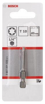 Bosch Vidalama Ucu Extra Hard T10x49 mm (1 Adet) - 2607001632