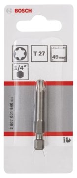 Bosch Vidalama Ucu Extra Hard T27x49 mm (1 Adet) - 2607001640