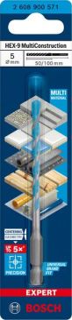 Bosch Çok Amaçlı Matkap Ucu Expert HEX-9 MC 5x100mm - 2608900571