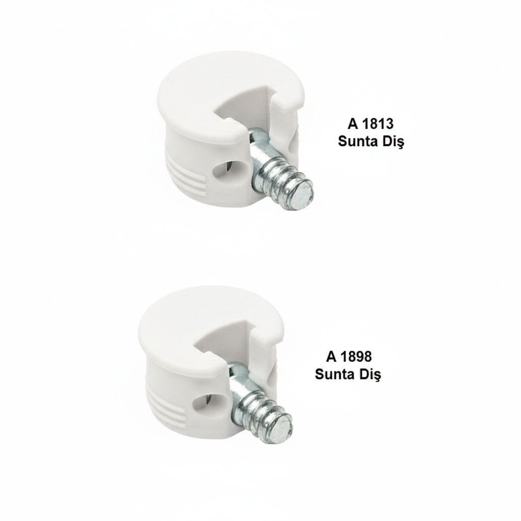 Ayder Gömme Raf Pimi Beyaz (1 Paket/100 Adet)