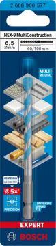 Bosch Çok Amaçlı Matkap Ucu Expert HEX-9 MC 6,5x100mm - 2608900577