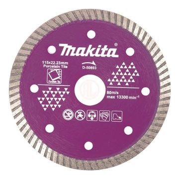 Makita Turbo Elmas Testere Mor 115x1,3x22,23 mm (D-50893)