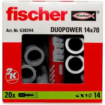 Fischer Plastik Dübel Duopower 14x70