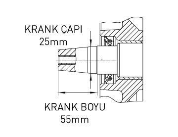 Kama By Reis Dizel Motor 7 Hp - KBRKDK178FY