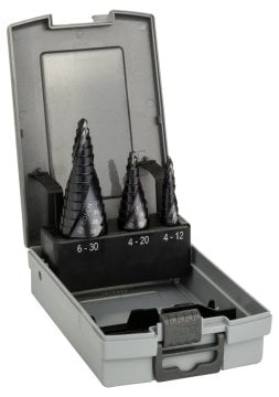 Bosch Spiral Kanallı HSS-AlTiN Kademeli Matkap Ucu Seti Ø4-30 mm (3 Parça) - 2608588069