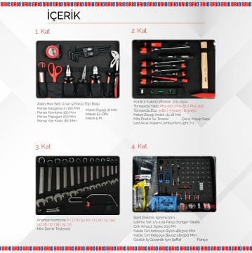 Brio Takım Çantası 007 Bond Pro Home X 159 Parça