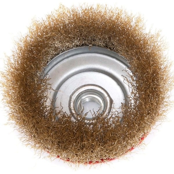 Ugr Çanak Vidalı Dalga Telli Fırça 75 x M14