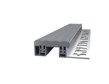 Say Alüminyum Merdiven Basamak + Pvc Fitilli Profil 2,50Mt 11 Mm Bej