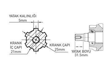 Kama By Reis Dizel Motor 7 Hp - KBRKDK178FH
