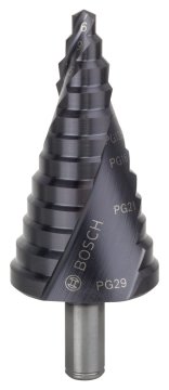 Bosch Spiral Kanallı HSS-AlTiN 12 Kademeli Matkap Ucu Üç Yüzeyli Şaft PG7 - PG29 - 2608588072