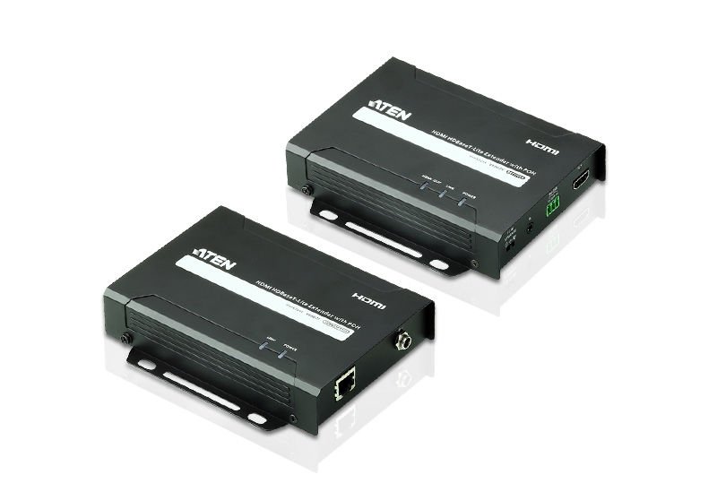 Aten Hdmı Hdbaset-Lite Sinyal Uzatma Cihazı, Poh Özellikli (4K@40M) (Hdbaset Class B)