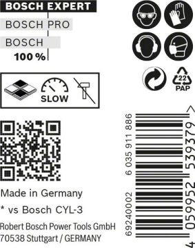 Bosch Çok Amaçlı Matkap Ucu Expert CYL-9 MC 10x120 mm (8 Adet) - 2608900644