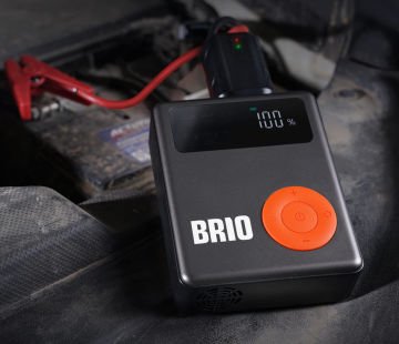 Brio Mini Booster Akü Takviye & Akülü Lastik Şişirme 1750A-150Psı