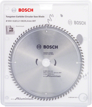 Bosch Daire Testere Bıçağı Eco For Aluminium 254x30 mm 80 Diş - 2608644413