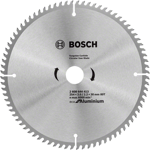 Bosch Daire Testere Bıçağı Eco For Aluminium 254x30 mm 80 Diş - 2608644413