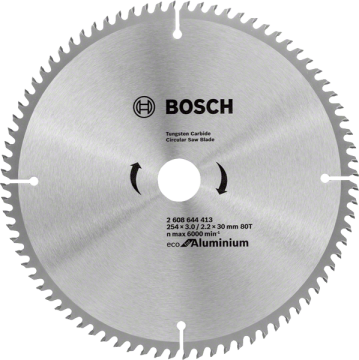 Bosch Daire Testere Bıçağı Eco For Aluminium 254x30 mm 80 Diş - 2608644413