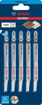 Bosch Dekupaj Testere Bıçağı Expert ExCleanfWood T308B (5 Adet) - 2608900551
