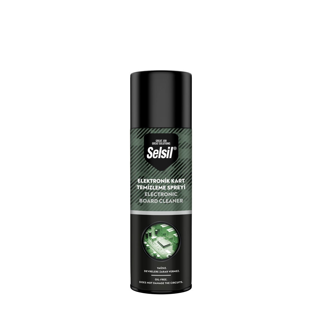 Selsil Elektronik Devre Kart Temizleyici Yağsız Sprey 500 ml