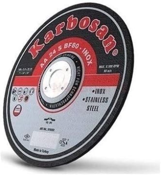 Karbosan Paslanmaz Çelik (Inox) Kesme Disk T41 Düz 125x2,5x22,23 mm AA 24 S BF80 - KAR910200