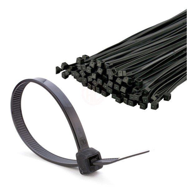 Çetsan Siyah Kablo Bağı 4,8x300 mm (1 Pkt/100 Ad)