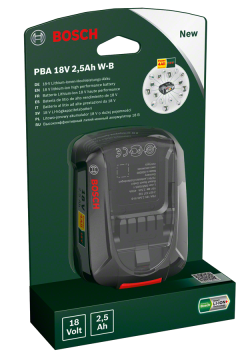 Bosch Akü PBA 18V 2,5 Ah W-B - 1600A005B0