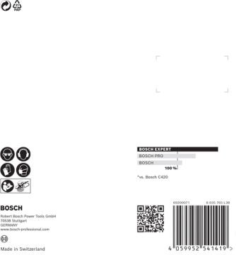 Bosch Expert Zımpara Kağıdı C470 125 Mm 40 Kum 8 Delikli 5 Li Paket - 2608900803