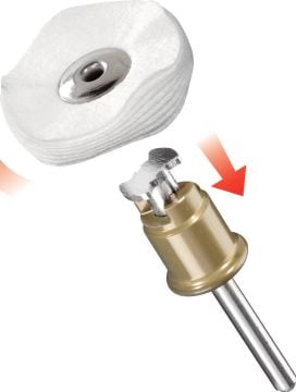 Dremel EZ SpeedClic Parlatma Diski 25 mm (423S) - 2615S423JA