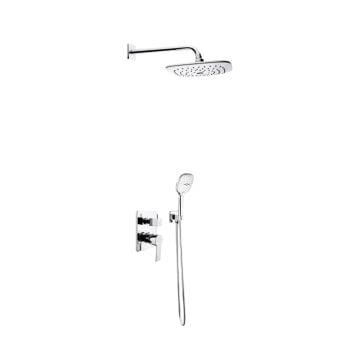 Kas Fione 2 Yollu Ankastre Duş Takımı - Kare