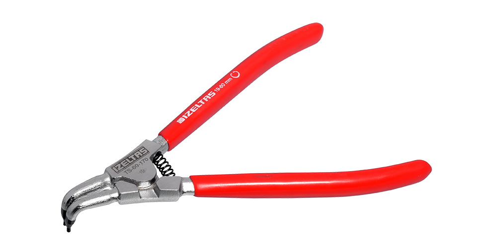 İzeltaş Dış Segman Pense Yaylı Eğri 170 mm