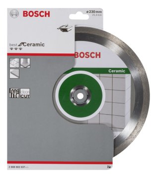 Bosch Elmas Kesme Diski Best For Ceramic 230x25,40 mm - 2608602637