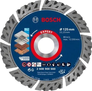 Bosch Elmas Kesme Diski Expert BFUni+Metal 125x22,23 mm - 2608900660