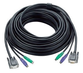 Aten Ps/2 Kvm Kablosu, Vga Monitör 15 Pin Hdb Dişi, Ps/2 Klavye 6 Pin Mini-Dın Erkek, Ps/2 Mouse 6 Pin Mini-Dın Erkek Vga Monitör 15 Pin Hdb Erkek, Ps/2 Klavye 6 Pin Mini-Dın Erkek, Ps/2 Mouse 6 Pin Mini-Dın Erkek, 10 Mt